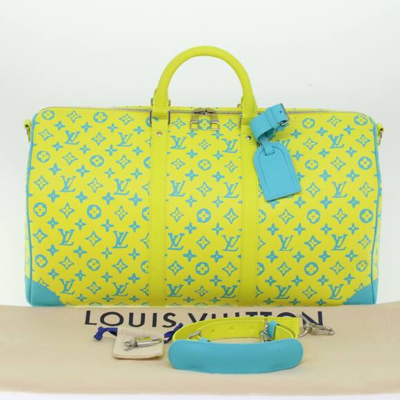LOUIS VUITTON Monogram Neon Color Keepall Bandouliere 50 Bag M21869 - Picture 12 of 16